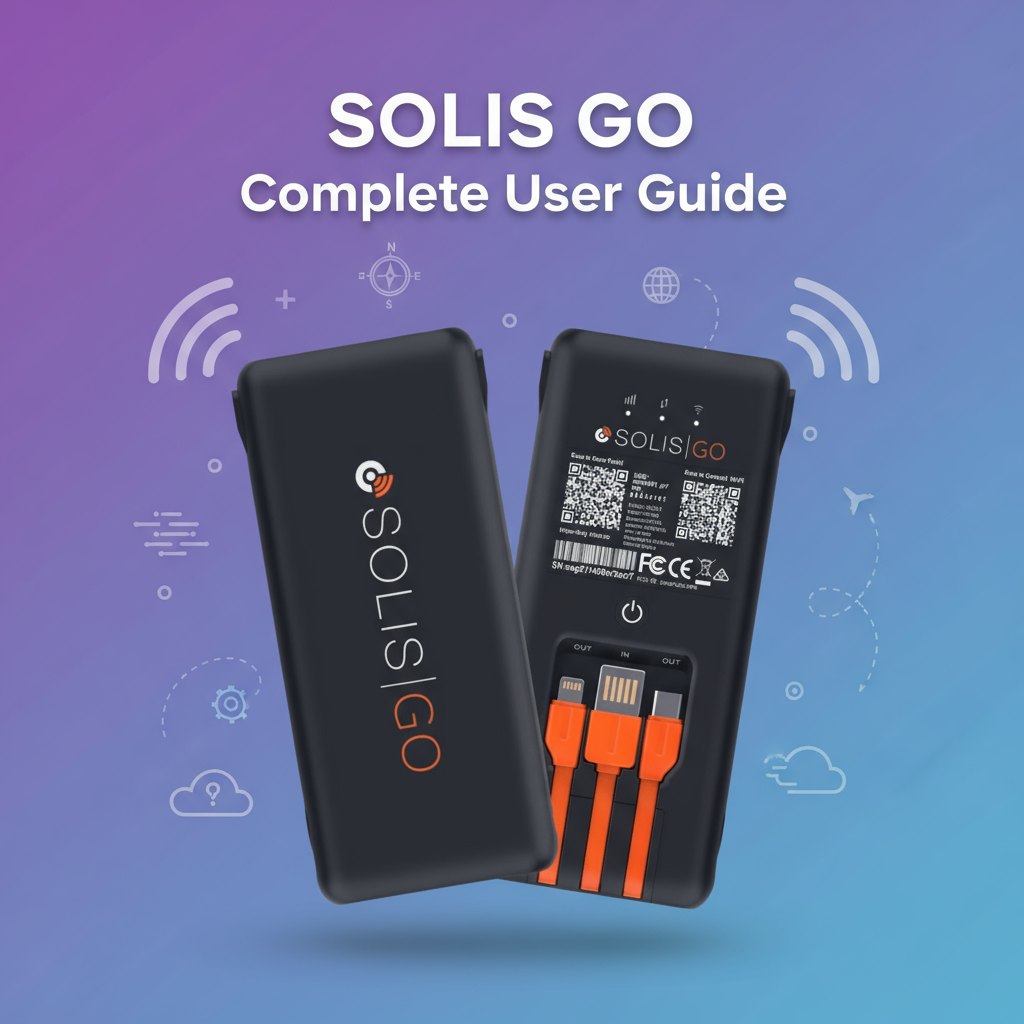 Complete SOLIS GO Portable WiFi Hotspot User Guide