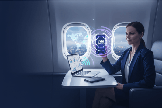 Stay Connected on Business Trips: How to Get Online Before Landing - Allsim shop