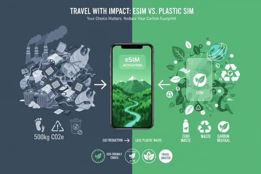 Sustainable Travel: Why Ditching Plastic SIM Cards is a Small Step to Reduce Your Carbon Footprint