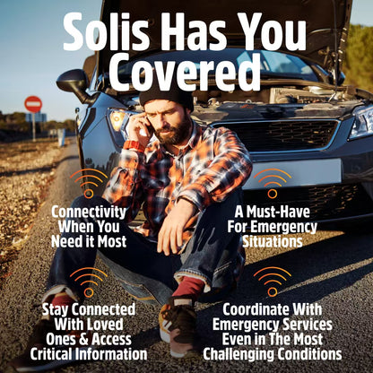 SOLIS GO Portable WiFi Hotspot & Power Bank with Lifetime Global Data - Allsim shop